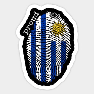 Uruguay flag Sticker